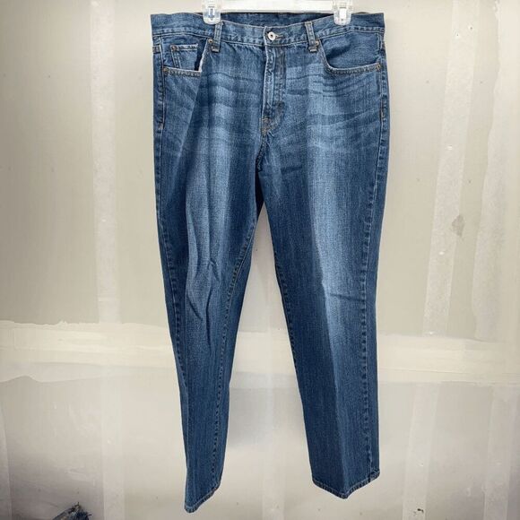 LUCKY BRAND Jeans H212 Original Straight Men 38 Act 37x28 Blue Denim Medium Wash - Picture 1 of 7